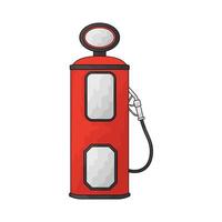 illustration of gas pump vector