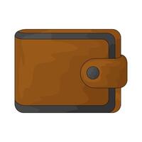 illustration of closed wallet vector