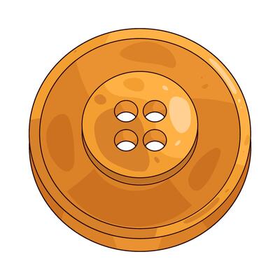 gold button illustration