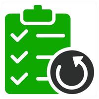 Update List icon concept design vector