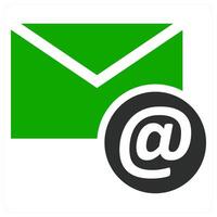Email and message icon concept design vector