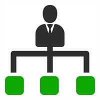 Hierarchy icon concept design vector