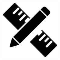 Geometry icon concept design in black color vector