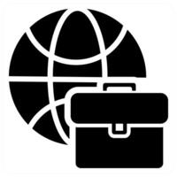 International Business design in black color vector