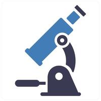 Laboratory and lab icon concept in blue filled color vector