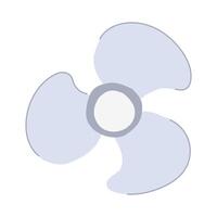 voltage cooling fan cartoon illustration vector