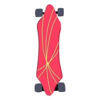 speed electric skateboard cartoon illustration vector