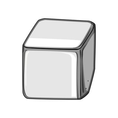 chillers ice cubes reusable cartoon illustration