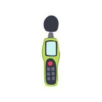 stemless noise level meter cartoon illustration vector