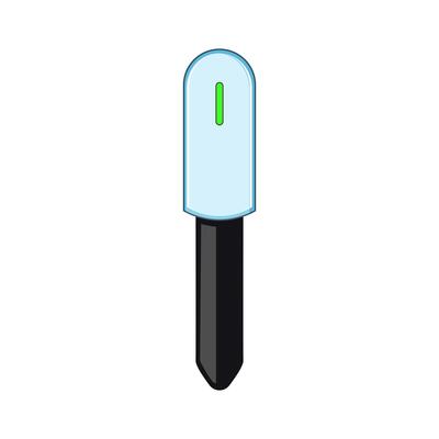 technology soil moisture sensor cartoon illustration