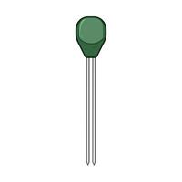 data soil moisture sensor cartoon illustration vector