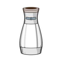pepper spice grinder cartoon illustration vector