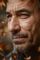 Capturing the essence of wisdom in human expression photo