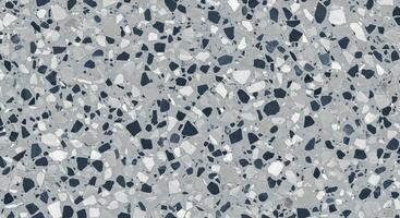 Terrazzo Tile Pattern Grey Floor Texture photo
