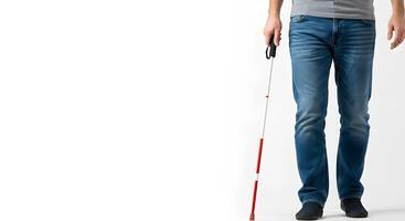 Person with a Cane photo