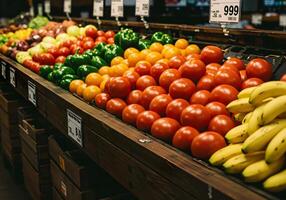 Fresh Produce in Grocery Store photo