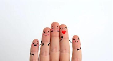 Finger Family with Happy Faces photo