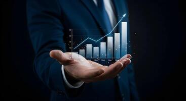 Growth Chart in Hand photo