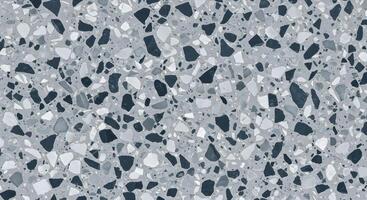 Gray Terrazzo Pattern with Stone Chips photo