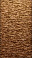 Textured natural material showcasing rustic brown fibers in a close-up view under soft lighting, ideal for backgrounds or crafts photo