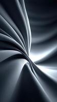 Soft fabric drapes elegantly creating smooth folds with light reflecting gently in a subtle interplay of shadows and textures photo