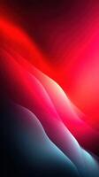 Vibrant abstract waves of red and blue create a stunning visual effect in a dynamic design space photo