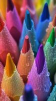 Colorful pencils, close up, close up, close up, close up, close up photo