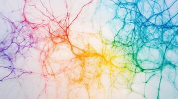 Vibrant abstract pattern with lines photo