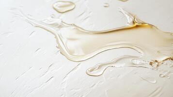 Liquid forms patterns on textured surface photo