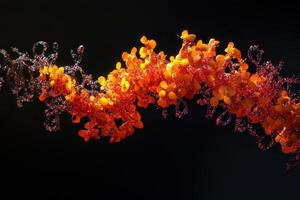 Vibrant abstract art symbolizing creativity photo