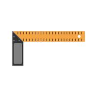 Set Square Icon Illustration Perfect for architecture, engineering, and construction themes. vector