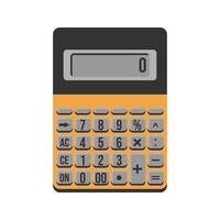 Calculator Icon Illustration Perfect for architecture, engineering, and construction themes. vector