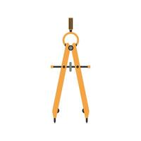 Drafting Compass Icon Illustration Perfect for architecture, engineering, and construction themes. vector