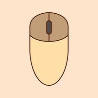 Mouse Icon Illustration. Equipment for art and graphics, creativity and creation, digital creativity vector