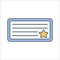 Label Card Flat design style, rectangular labels with decorative elements, representing name tags, business cards, and identification, suitable for office and event designs. vector