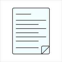 Notebook Flat design style, spiral-bound notebook with lined pages, ideal for note-taking, school materials, office work, and educational projects. vector