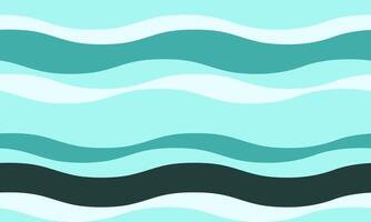 Serene teal and aqua wave pattern, perfect for backgrounds, websites, or textile designs. Evokes calmness, fluidity, and summer vibes. Use for presentations, branding, or social media. vector