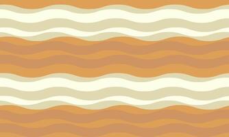 Abstract wavy stripes background in calming earth tones. Perfect for website banners, social media posts, or textile design. vector