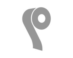 Simple yet impactful gray roll icon. Perfect for representing concepts of supply, consumption, or process flow. vector