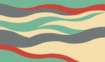 Abstract wavy stripes background in muted pastel tones. Ideal for website banners, social media graphics, and print projects. Evokes feelings of calm and fluidity. vector