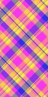Vibrant diagonal plaid pattern in bright pastel hues. Perfect for textile design, fashion, websites, and branding. This cheerful, modern texture evokes feelings of joy and energy. vector