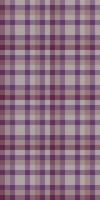 Furniture texture seamless check, october textile tartan. Stationary background plaid pattern fabric in grey and purple colors. vector