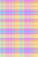 Delightful pastel plaid pattern in soft pinks, yellows, and blues. Perfect for backgrounds, textiles, or scrapbooking. This cheerful, seamless design evokes feelings of springtime and joy. vector