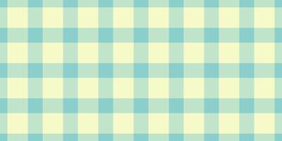 Apartment background plaid fabric, buffalo pattern check textile. Loft tartan seamless texture in light and teal colors. vector