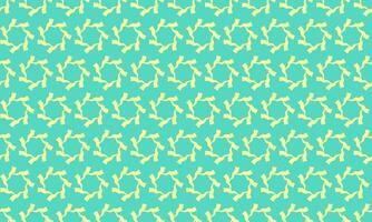 Vibrant teal and pale yellow repeating geometric pattern. Perfect for textile design, website backgrounds, or playful branding. vector