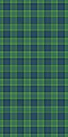 Worldwide tartan plaid background, network textile seamless pattern. Eps fabric texture check in cyan and green colors. vector