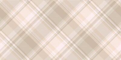 Customized fabric check tartan, page textile seamless pattern. Good background texture plaid in light and white colors. vector