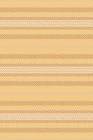 Pectangle background seamless texture, classical fabric pattern lines. Bosy stripe textile vertical in amber and orange colors. vector