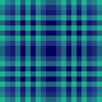 Vibrant teal and navy herringbone plaid pattern. Perfect for textile design, apparel, website backgrounds, or packaging. This stylish and versatile texture evokes feelings of warmth and tradition. vector