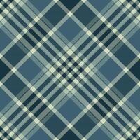 Classic plaid pattern in muted blue tones. Seamless textile design, perfect for backgrounds, apparel, and graphic projects needing a touch of refined texture. vector